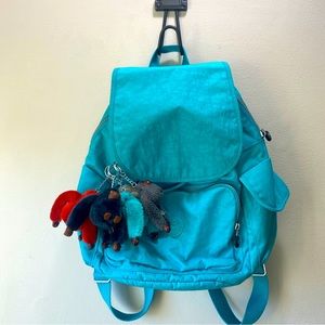 Kipling Backpack Aqua Turquoise